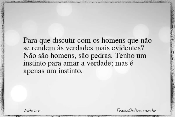 Frase de Voltaire