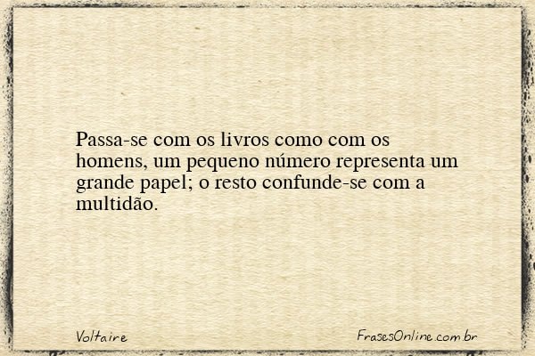 Frase de Voltaire