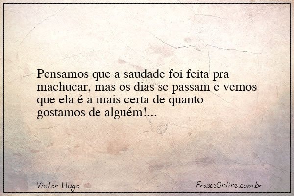 Frase de Victor Hugo