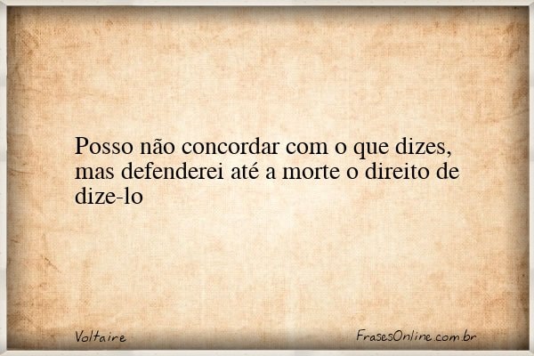 Frase de Voltaire