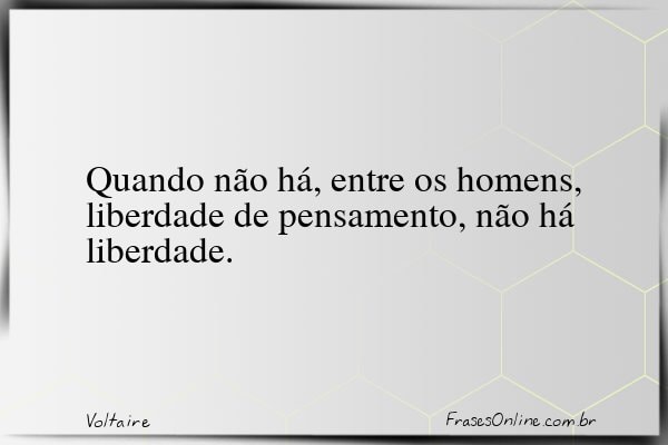 Frase de Voltaire