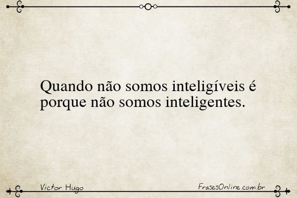 Frase de Victor Hugo