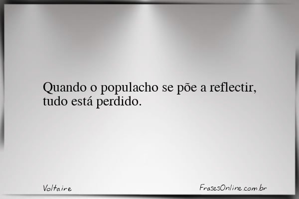 Frase de Voltaire