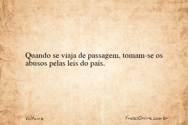 Frase de Voltaire