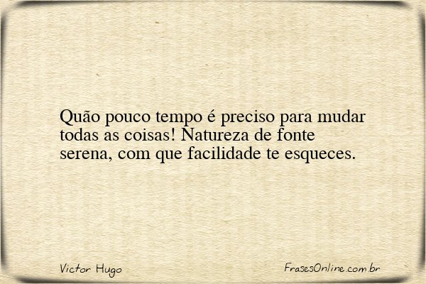 Frase de Victor Hugo