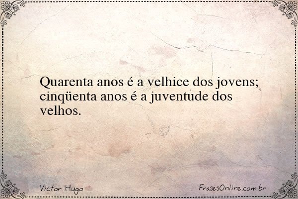 Frase de Victor Hugo