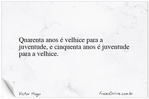 Frase de Victor Hugo
