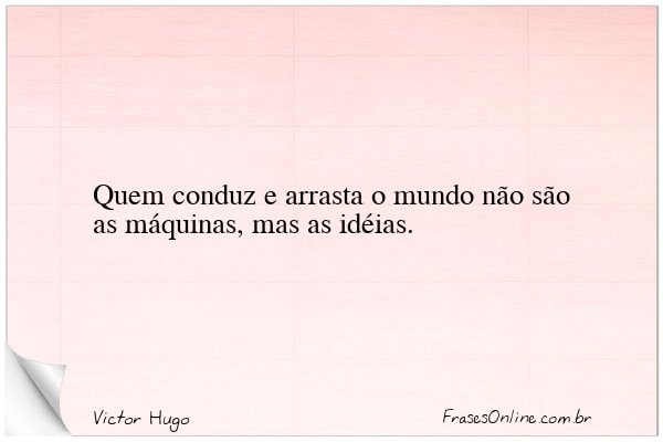 Frase de Victor Hugo