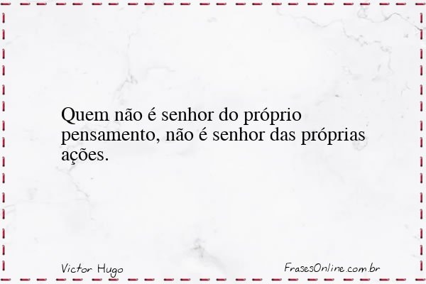 Frase de Victor Hugo