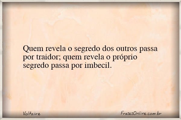 Frase de Voltaire