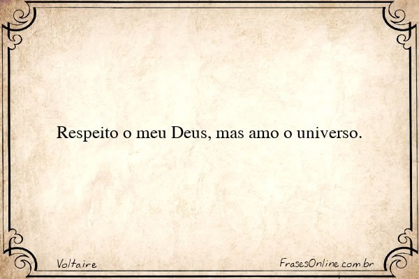 Frase de Voltaire
