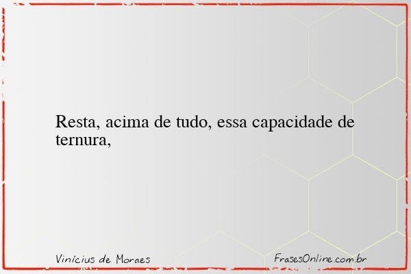 Frase de Vinícius de Moraes