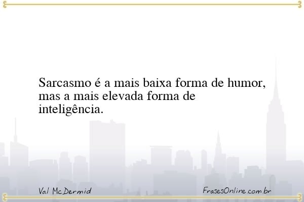 Frase de Val McDermid