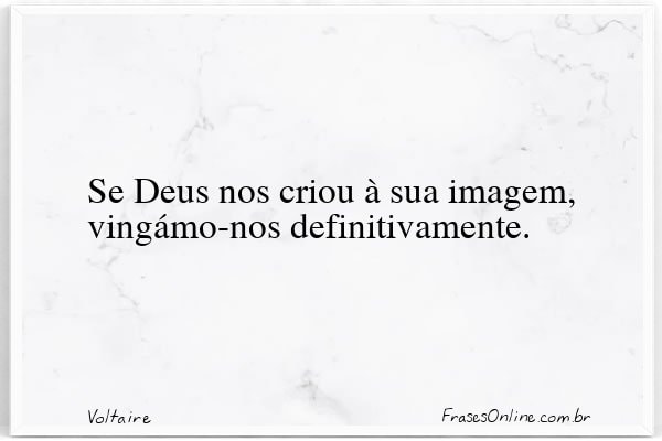 Frase de Voltaire