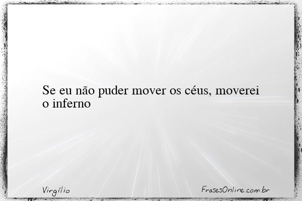 Frase de Virgílio
