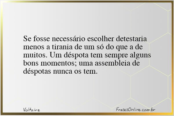 Frase de Voltaire