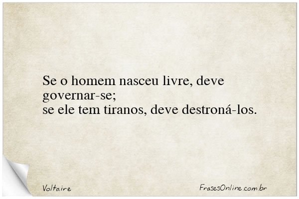 Frase de Voltaire