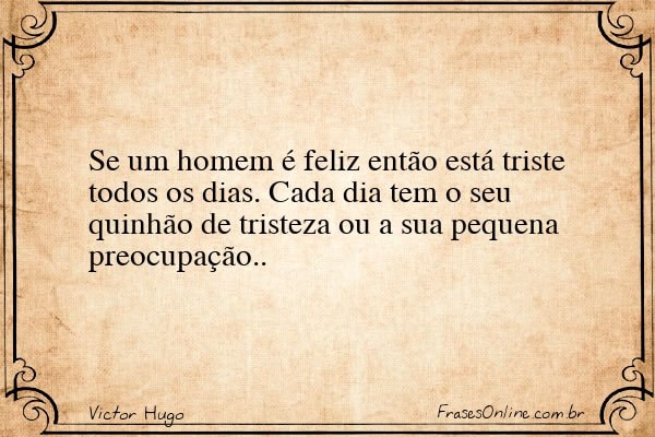 Frase de Victor Hugo