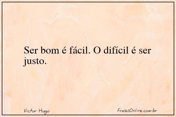 Frase de Victor Hugo