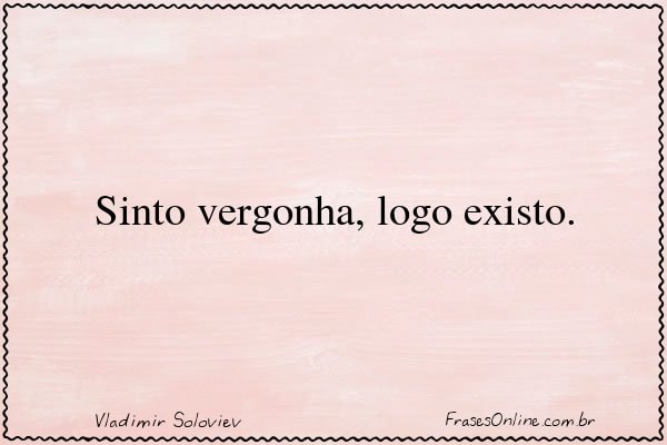 Frase de Vladimir Soloviev