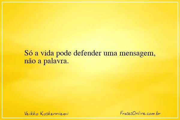 Frase de Veikko Koskenniemi