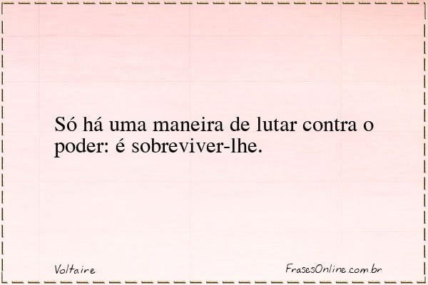 Frase de Voltaire