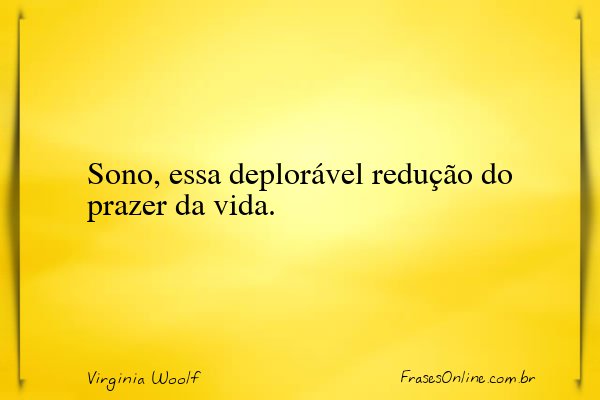 Frase de Virginia Woolf