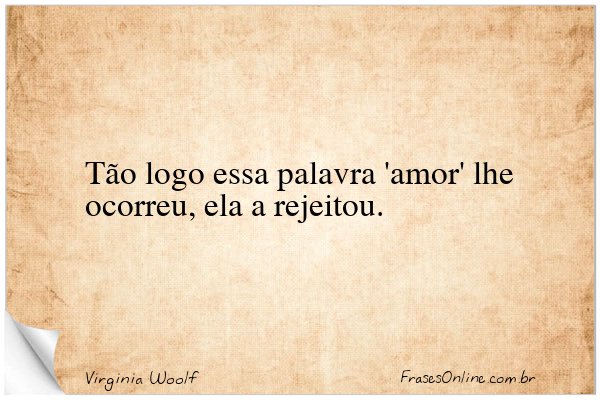 Frase de Virginia Woolf