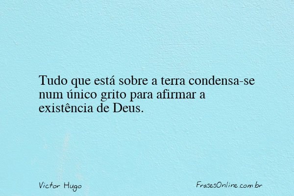 Frase de Victor Hugo