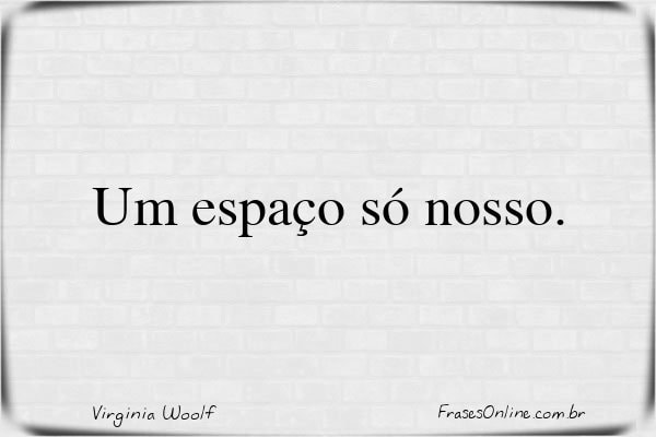 Frase de Virginia Woolf