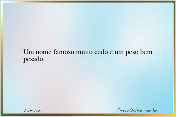 Frase de Voltaire