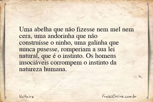 Frase de Voltaire