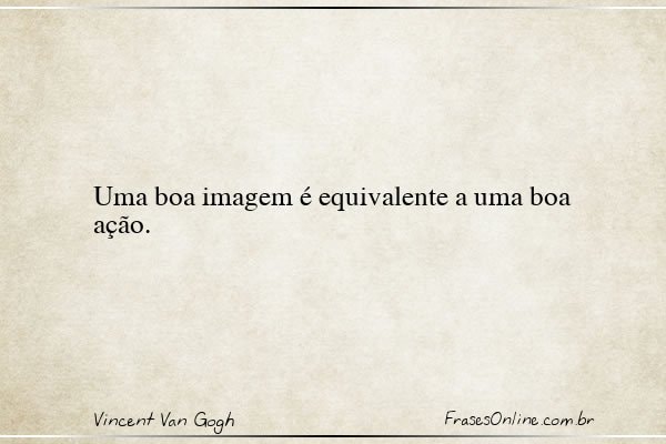 Frase de Vincent Van Gogh