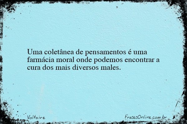 Frase de Voltaire