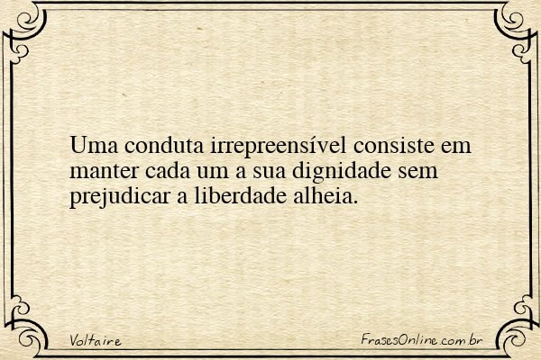 Frase de Voltaire