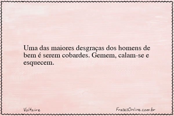 Frase de Voltaire