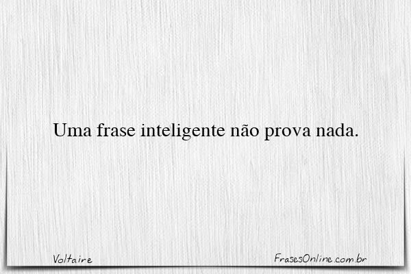 Frase de Voltaire