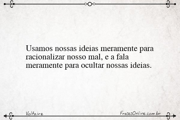 Frase de Voltaire