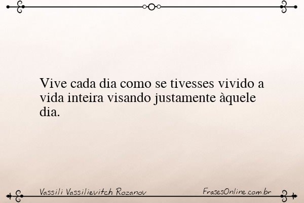 Frase de Vassili Vassilievitch Rozanov