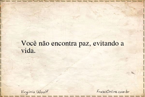 Frase de Virginia Woolf
