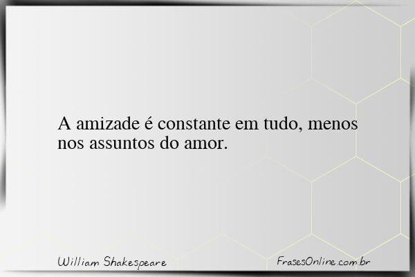 Frase de William Shakespeare