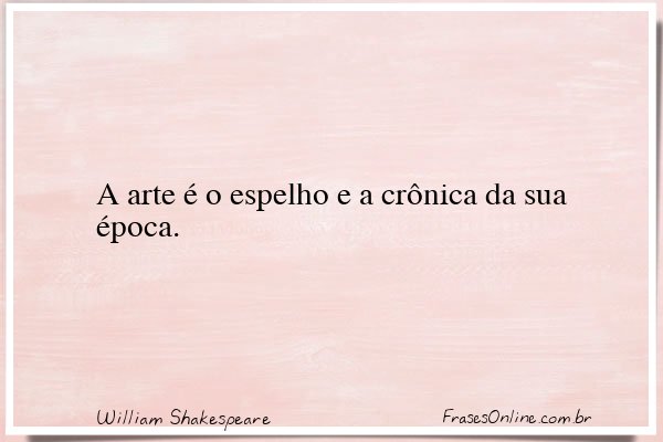 Frase de William Shakespeare