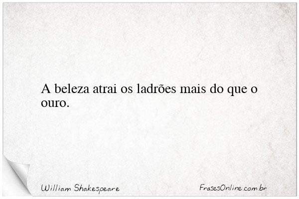 Frase de William Shakespeare