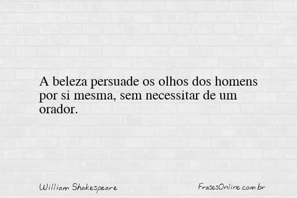 Frase de William Shakespeare
