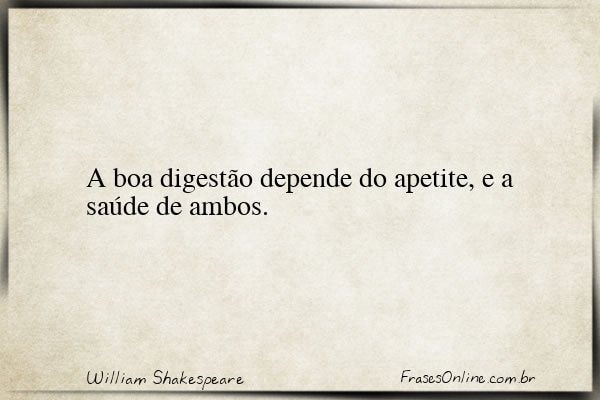 Frase de William Shakespeare
