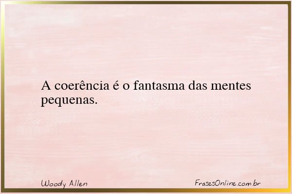 Frase de Woody Allen