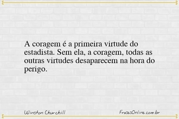 Frase de Winston Churchill