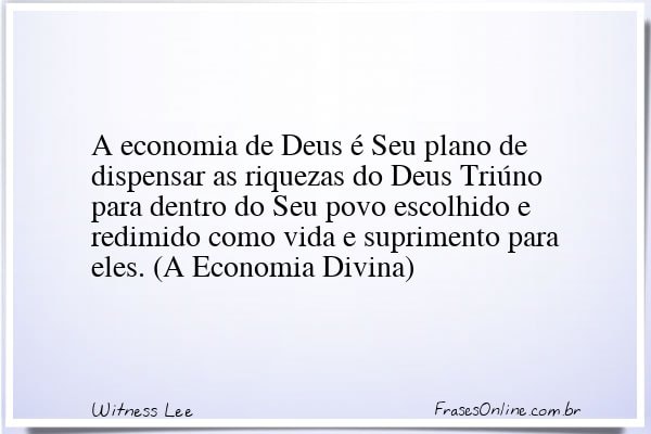 Frase de Witness Lee