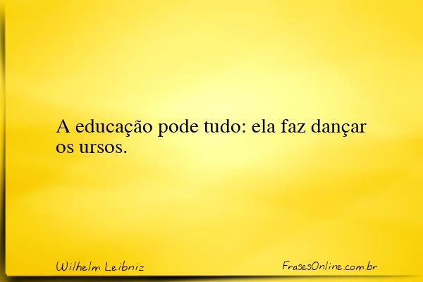 Frase de Wilhelm Leibniz