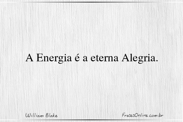 Frase de William Blake